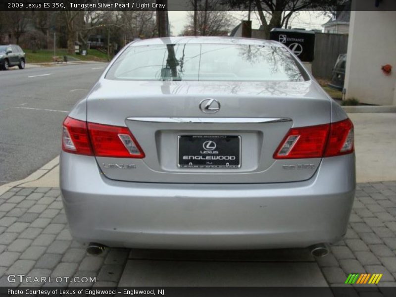 Tungsten Silver Pearl / Light Gray 2009 Lexus ES 350