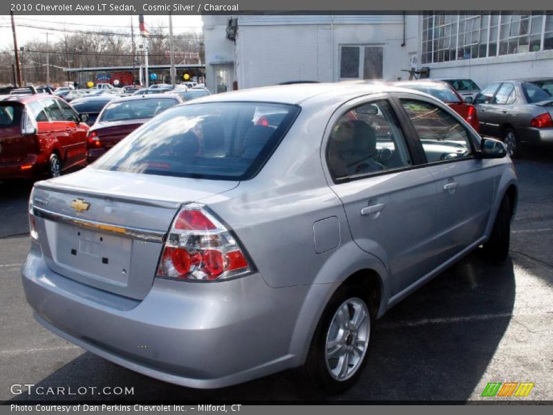 Cosmic Silver / Charcoal 2010 Chevrolet Aveo LT Sedan