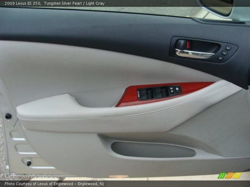 Tungsten Silver Pearl / Light Gray 2009 Lexus ES 350