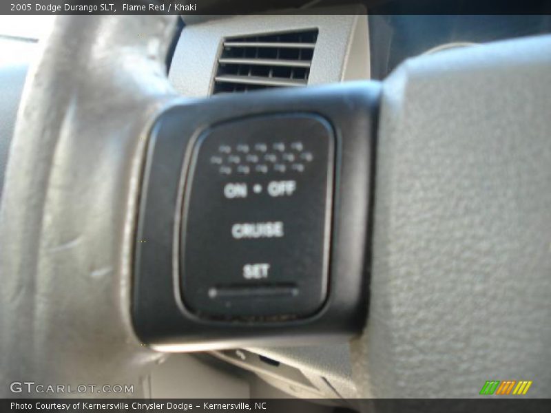 Flame Red / Khaki 2005 Dodge Durango SLT