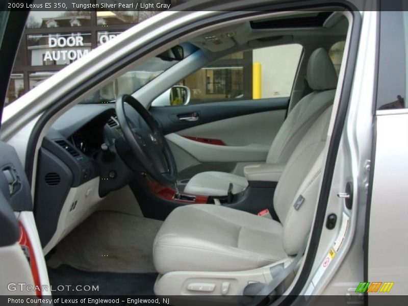 Tungsten Silver Pearl / Light Gray 2009 Lexus ES 350