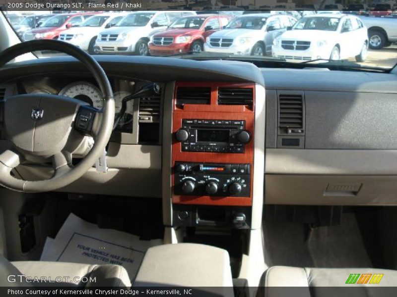 Flame Red / Khaki 2005 Dodge Durango SLT