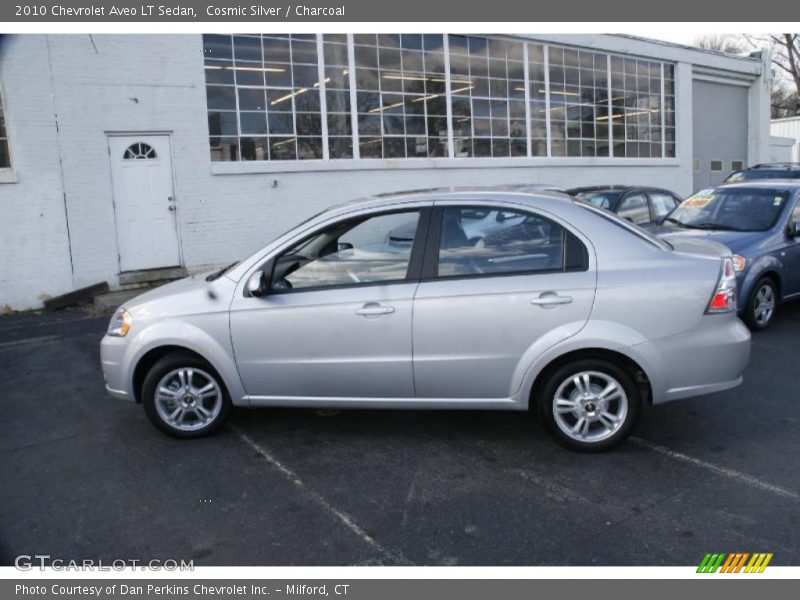 Cosmic Silver / Charcoal 2010 Chevrolet Aveo LT Sedan