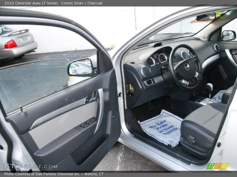 Cosmic Silver / Charcoal 2010 Chevrolet Aveo LT Sedan