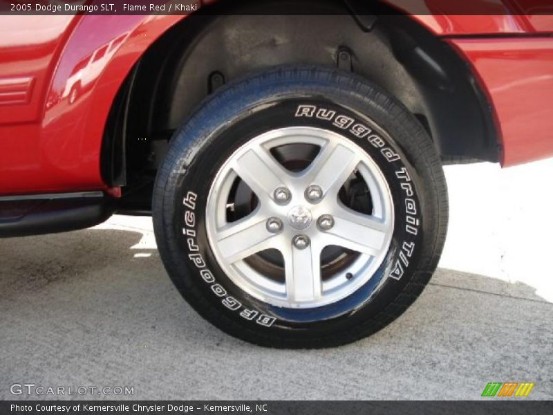 Flame Red / Khaki 2005 Dodge Durango SLT