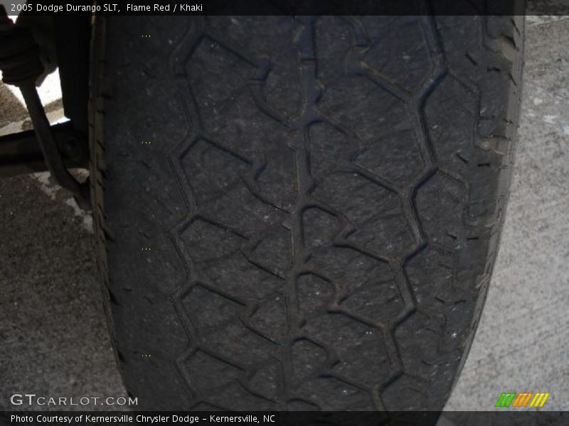 Flame Red / Khaki 2005 Dodge Durango SLT