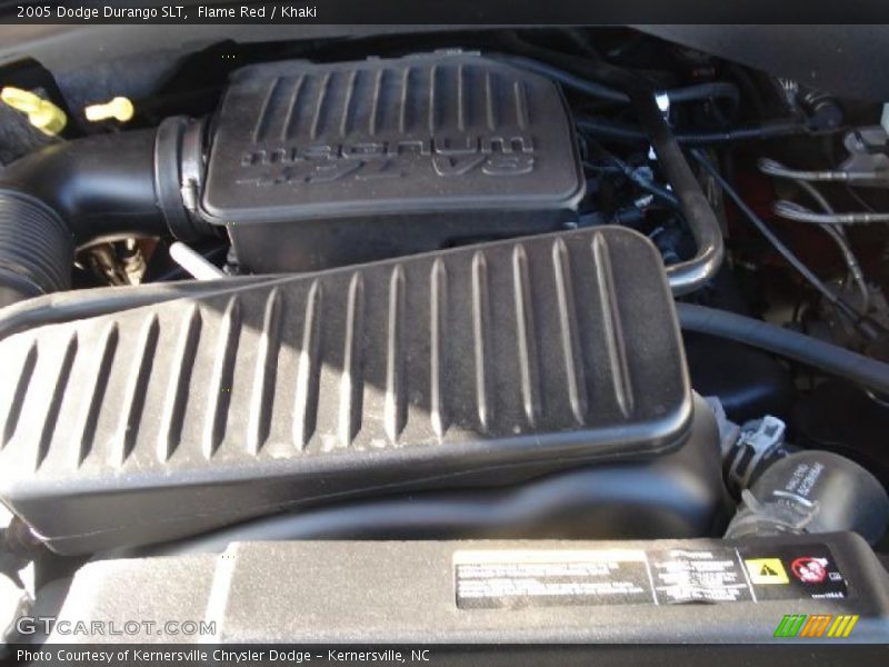 Flame Red / Khaki 2005 Dodge Durango SLT