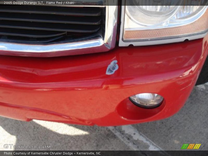 Flame Red / Khaki 2005 Dodge Durango SLT