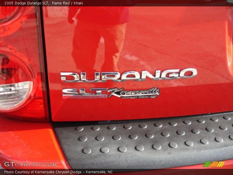 Flame Red / Khaki 2005 Dodge Durango SLT