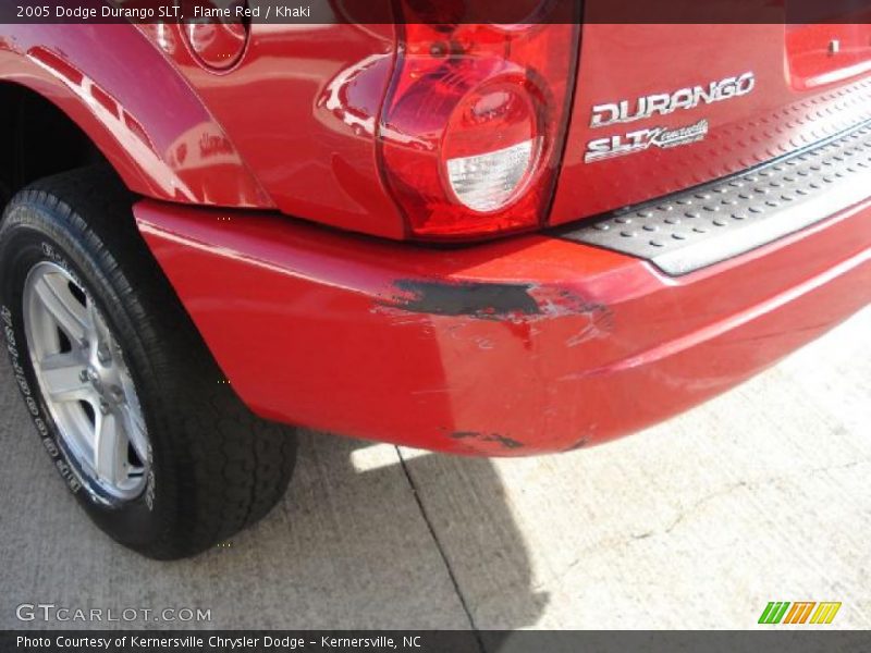 Flame Red / Khaki 2005 Dodge Durango SLT