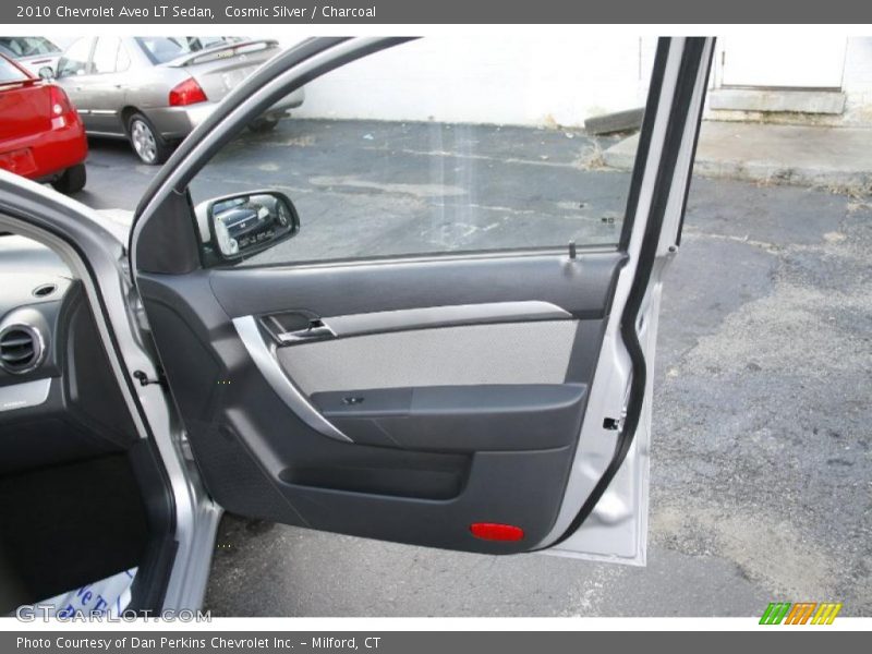 Cosmic Silver / Charcoal 2010 Chevrolet Aveo LT Sedan