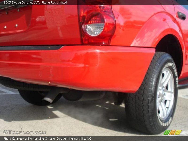 Flame Red / Khaki 2005 Dodge Durango SLT
