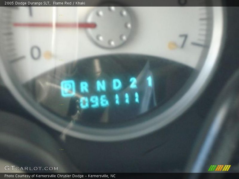 Flame Red / Khaki 2005 Dodge Durango SLT