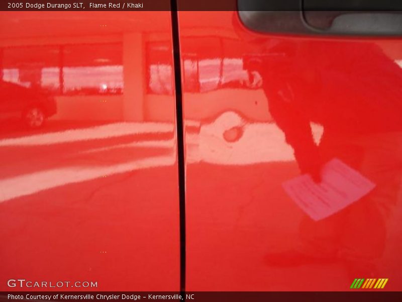 Flame Red / Khaki 2005 Dodge Durango SLT