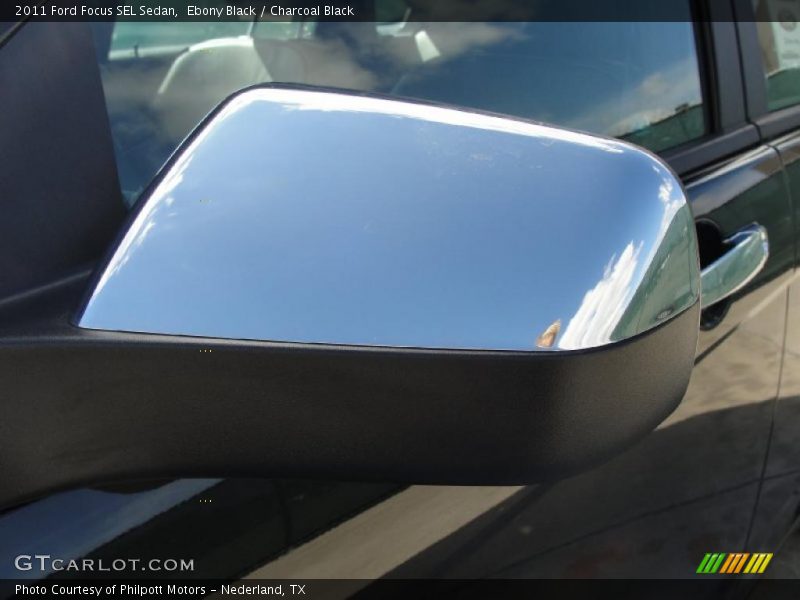 Ebony Black / Charcoal Black 2011 Ford Focus SEL Sedan