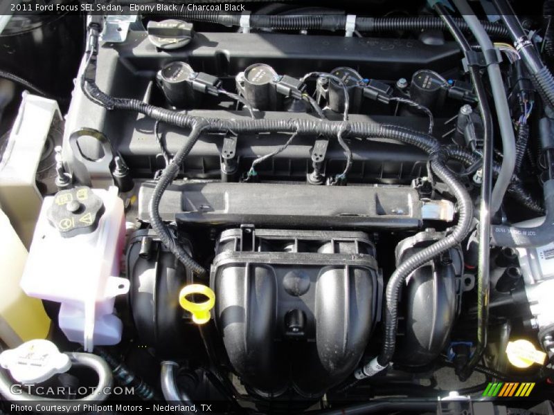 Ebony Black / Charcoal Black 2011 Ford Focus SEL Sedan