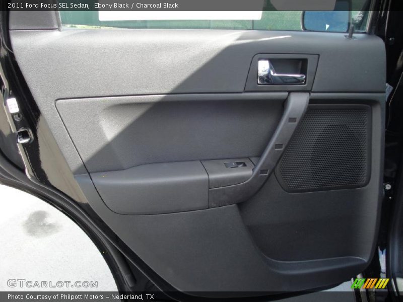 Ebony Black / Charcoal Black 2011 Ford Focus SEL Sedan