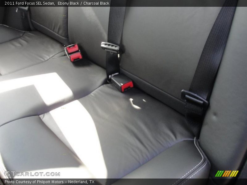 Ebony Black / Charcoal Black 2011 Ford Focus SEL Sedan