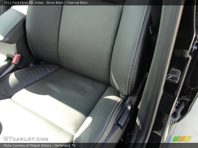 Ebony Black / Charcoal Black 2011 Ford Focus SEL Sedan