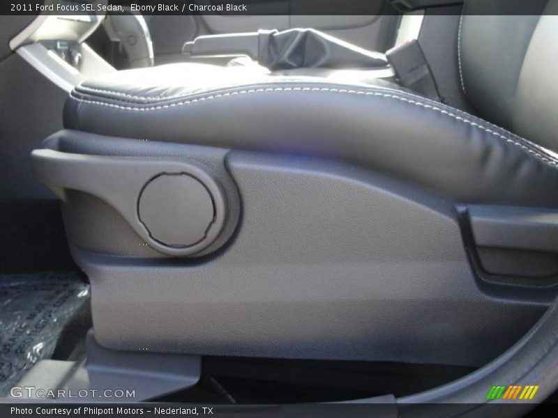 Ebony Black / Charcoal Black 2011 Ford Focus SEL Sedan