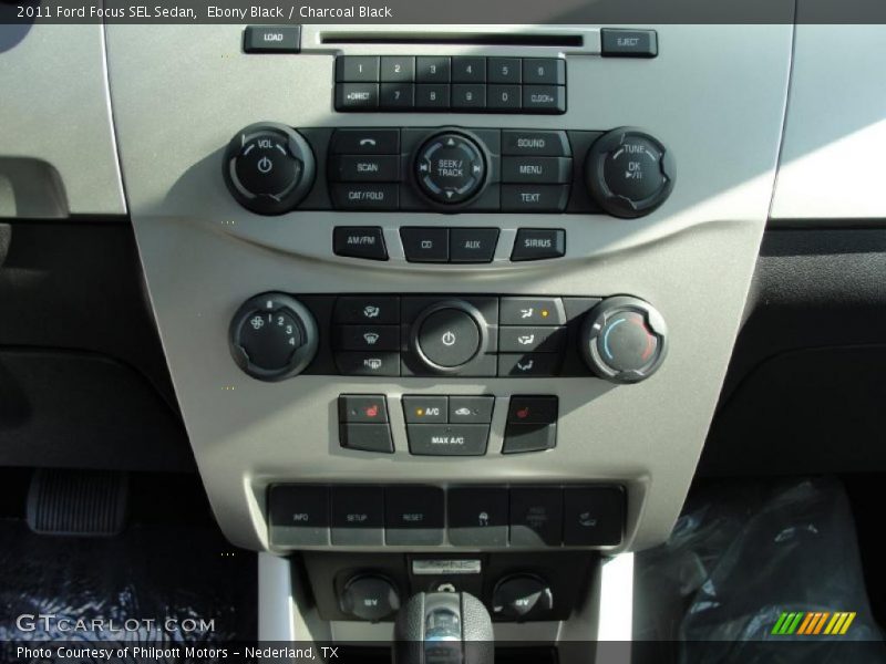 Ebony Black / Charcoal Black 2011 Ford Focus SEL Sedan