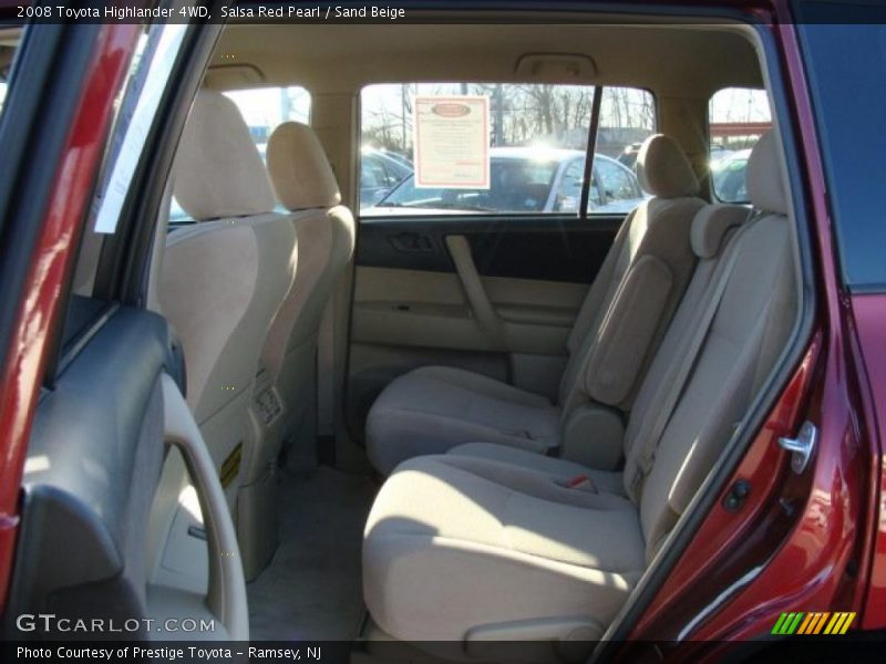 Salsa Red Pearl / Sand Beige 2008 Toyota Highlander 4WD