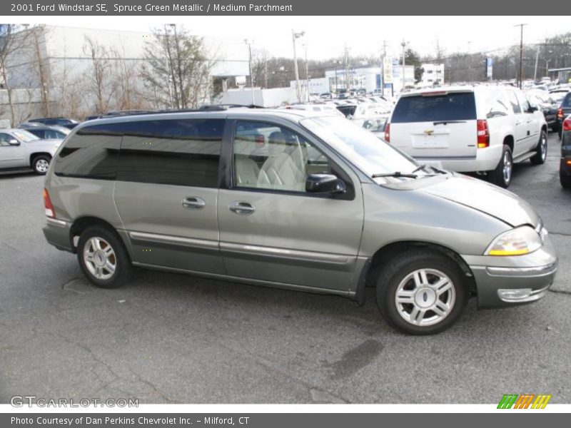 Spruce Green Metallic / Medium Parchment 2001 Ford Windstar SE