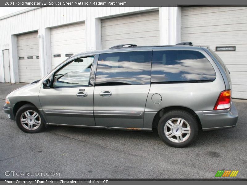 Spruce Green Metallic / Medium Parchment 2001 Ford Windstar SE