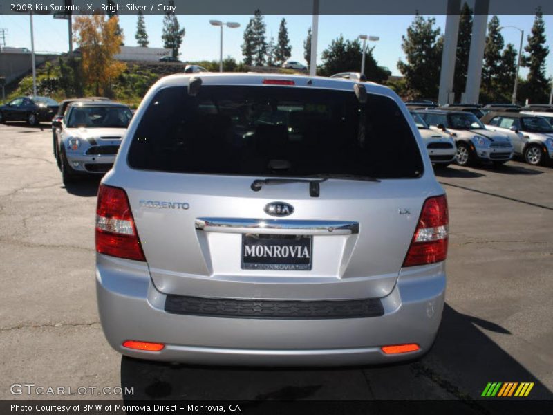 Bright Silver / Gray 2008 Kia Sorento LX