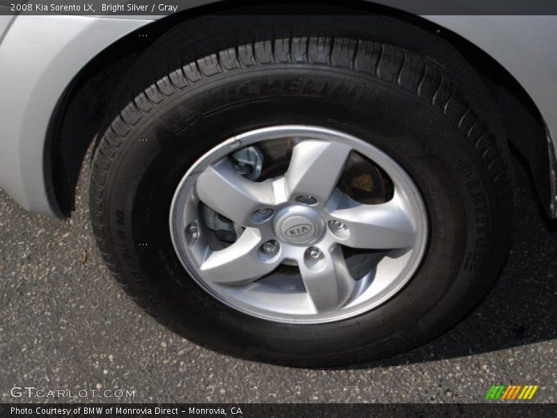 Bright Silver / Gray 2008 Kia Sorento LX