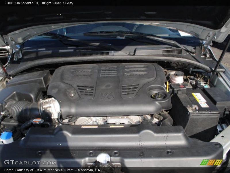 Bright Silver / Gray 2008 Kia Sorento LX
