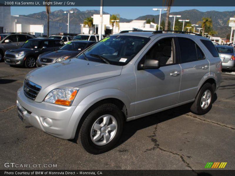 Bright Silver / Gray 2008 Kia Sorento LX