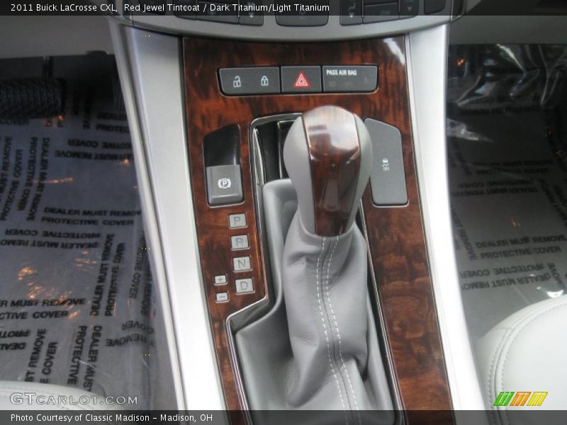 Red Jewel Tintcoat / Dark Titanium/Light Titanium 2011 Buick LaCrosse CXL