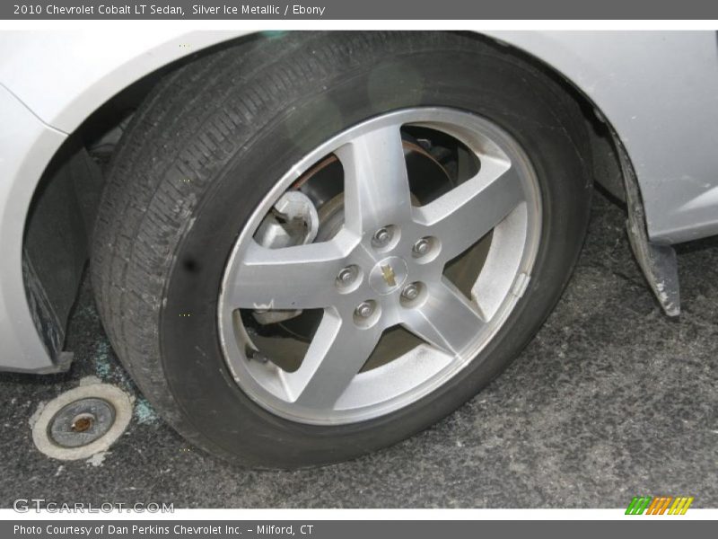 Silver Ice Metallic / Ebony 2010 Chevrolet Cobalt LT Sedan