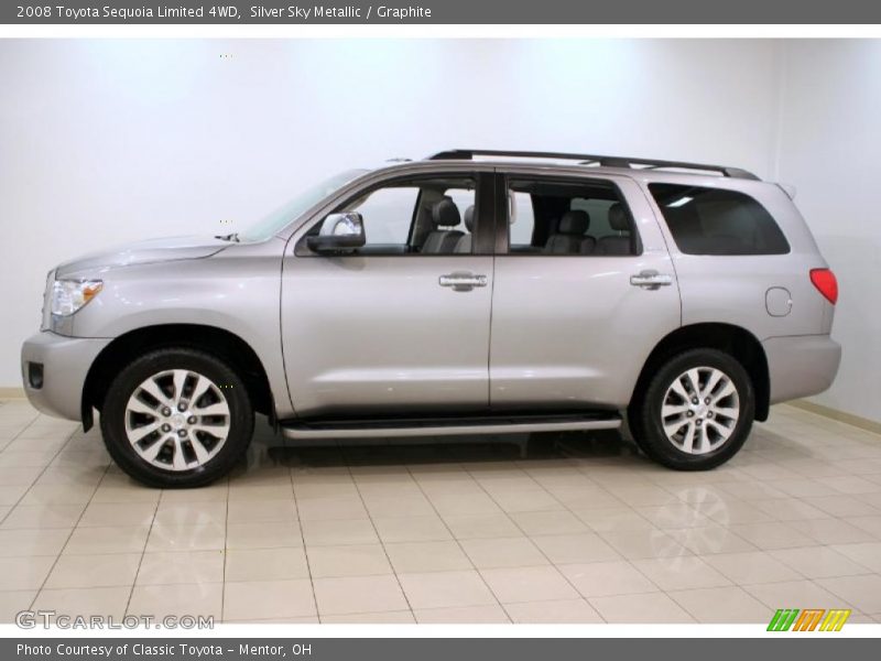 Silver Sky Metallic / Graphite 2008 Toyota Sequoia Limited 4WD