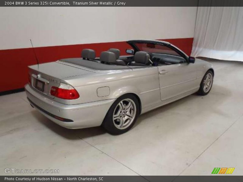 Titanium Silver Metallic / Grey 2004 BMW 3 Series 325i Convertible