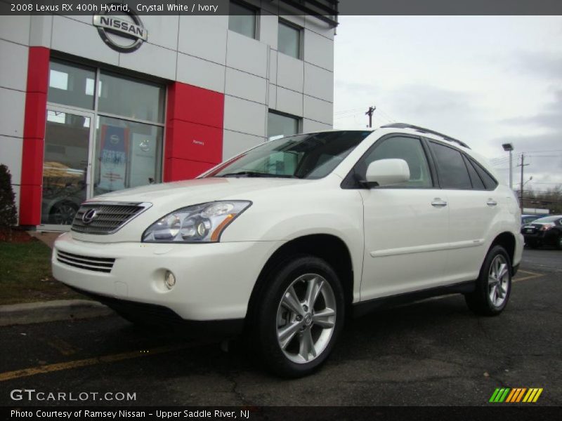 Crystal White / Ivory 2008 Lexus RX 400h Hybrid