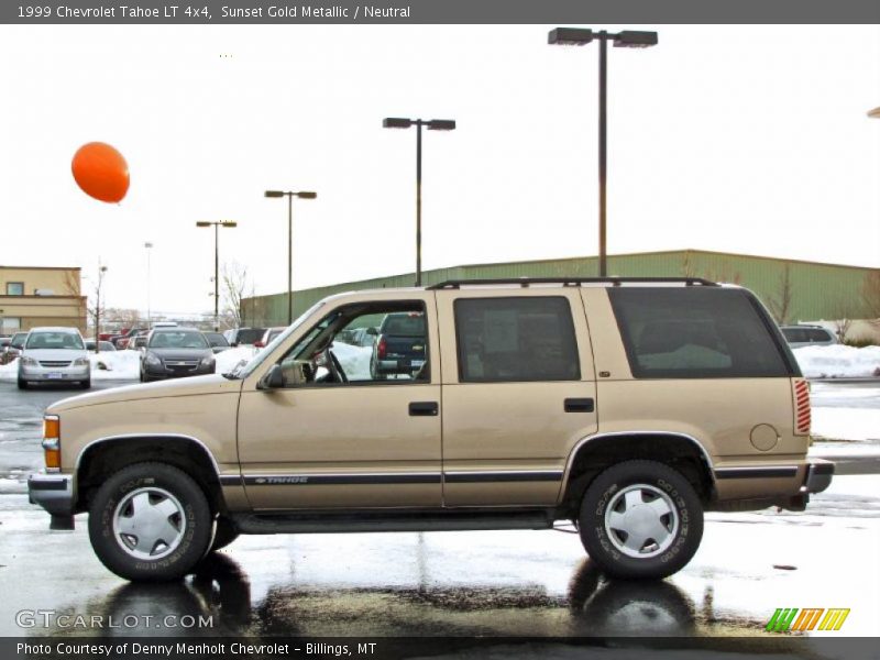 Sunset Gold Metallic / Neutral 1999 Chevrolet Tahoe LT 4x4