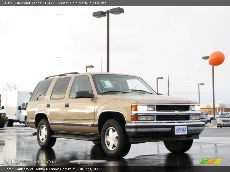 Sunset Gold Metallic / Neutral 1999 Chevrolet Tahoe LT 4x4
