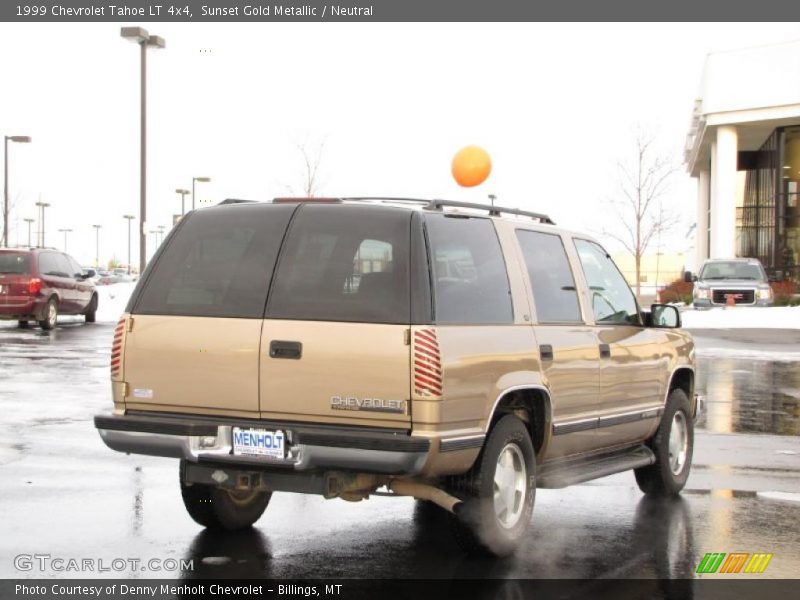 Sunset Gold Metallic / Neutral 1999 Chevrolet Tahoe LT 4x4