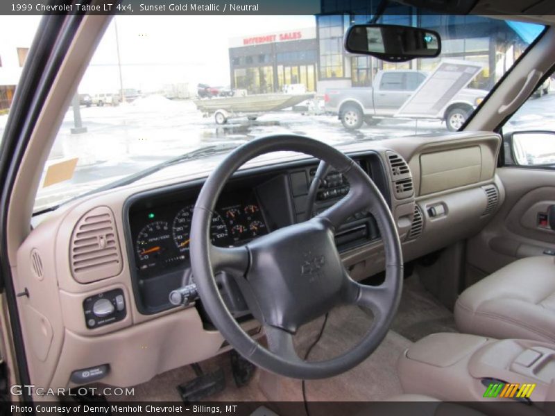 Sunset Gold Metallic / Neutral 1999 Chevrolet Tahoe LT 4x4