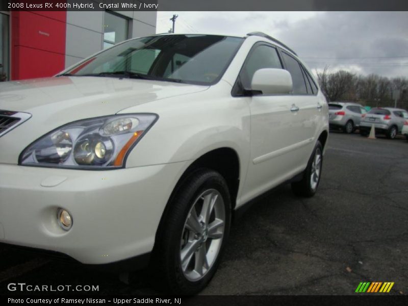 Crystal White / Ivory 2008 Lexus RX 400h Hybrid
