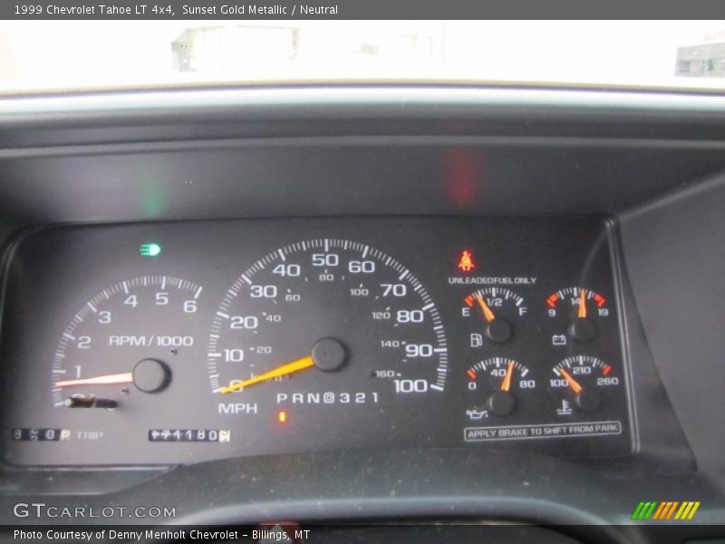 Sunset Gold Metallic / Neutral 1999 Chevrolet Tahoe LT 4x4