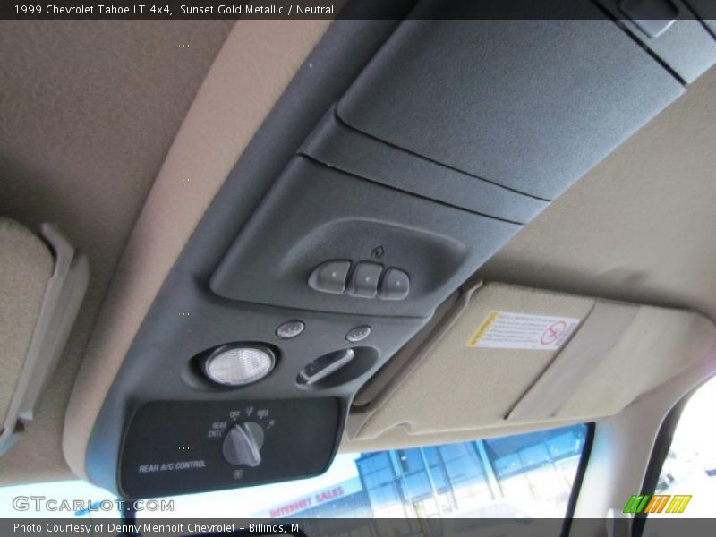 Sunset Gold Metallic / Neutral 1999 Chevrolet Tahoe LT 4x4