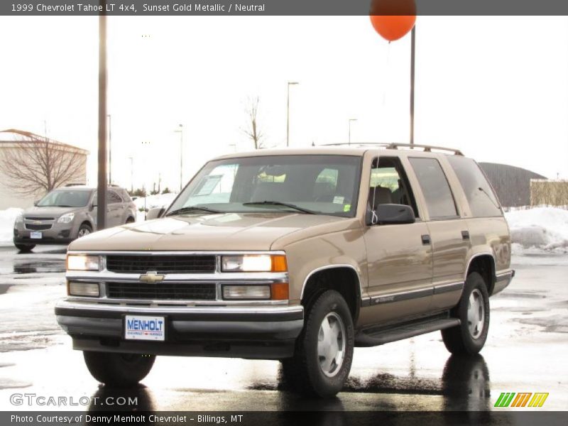 Sunset Gold Metallic / Neutral 1999 Chevrolet Tahoe LT 4x4
