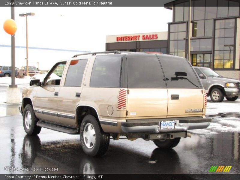 Sunset Gold Metallic / Neutral 1999 Chevrolet Tahoe LT 4x4