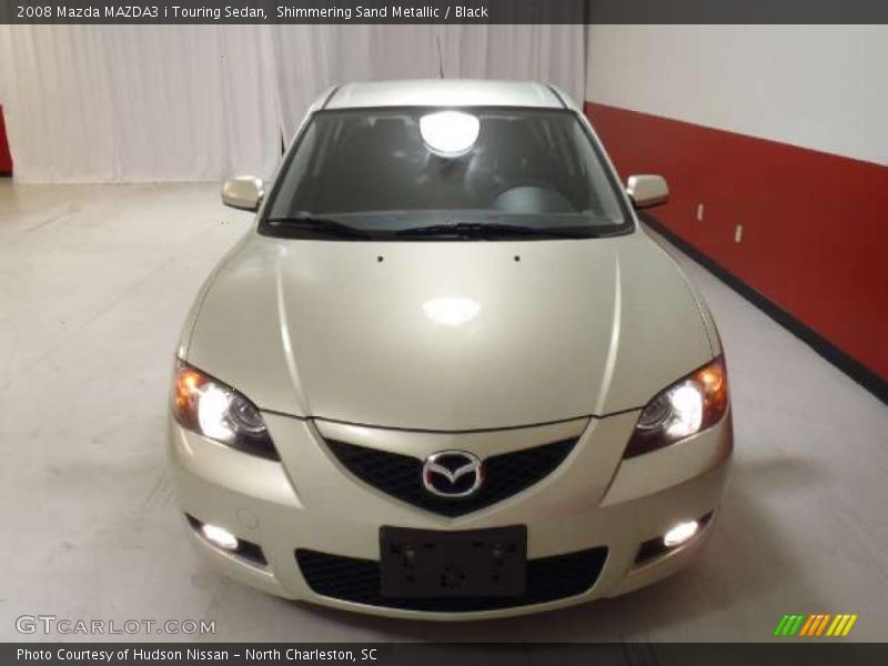 Shimmering Sand Metallic / Black 2008 Mazda MAZDA3 i Touring Sedan
