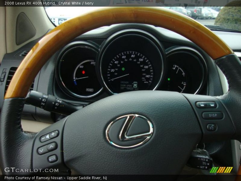 Crystal White / Ivory 2008 Lexus RX 400h Hybrid