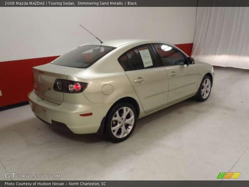 Shimmering Sand Metallic / Black 2008 Mazda MAZDA3 i Touring Sedan