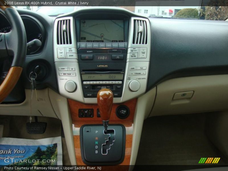 Controls of 2008 RX 400h Hybrid